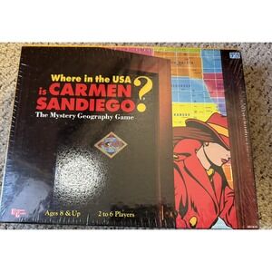 Where In The USA Is Carmen Sandiego SEALED Mystery Geography  Game